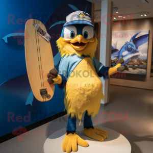 Gold Blue Jay mascotte...
