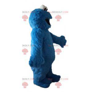 Mascote Elmo famoso personagem azul da Vila Sésamo -