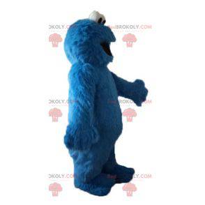 Mascota de Elmo famoso personaje azul de Barrio Sésamo -