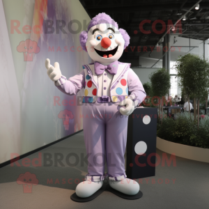 Lavendel Clown mascotte...