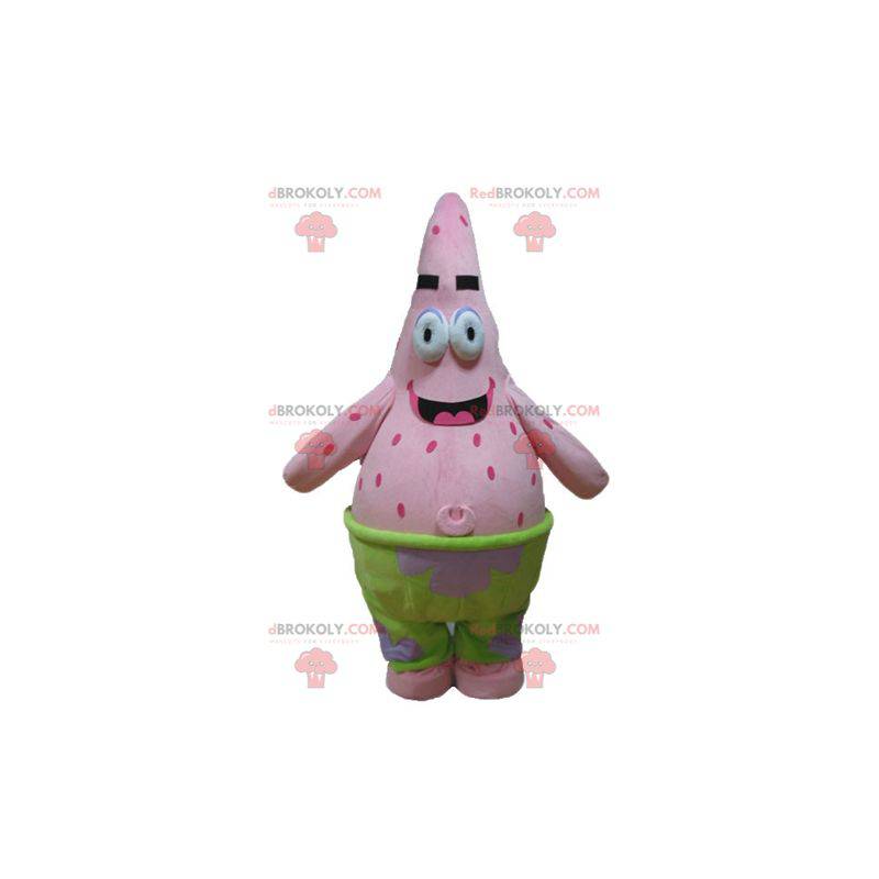 Mascot Patrick famous pink starfish from SpongeBob SquarePants