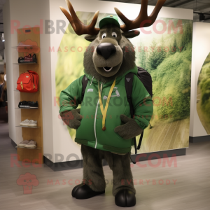 Forest Green Elk maskot...