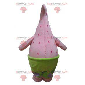 Mascot Patrick famous pink starfish from SpongeBob SquarePants