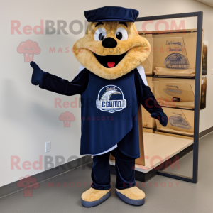 Navy Pizza Slice mascotte...