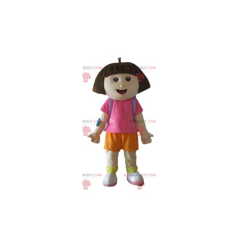 Dora, a exploradora, mascote da menina dos desenhos animados