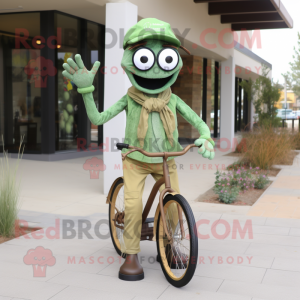 Olive Unicyclist maskot...