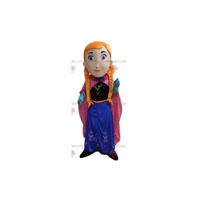 Mascote princesa ruiva com tranças - Redbrokoly.com