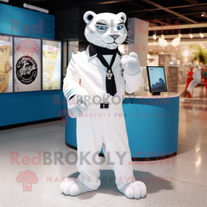 White Panther mascotte...