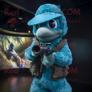 Teal Sniper mascotte...