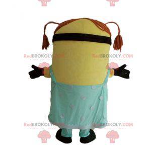 Minion Pippi Longstocking Mascot Cartoon Character -