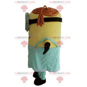 Minion Pippi Longstocking Mascot Cartoon Character -