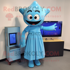 Sky Blue Television maskot...