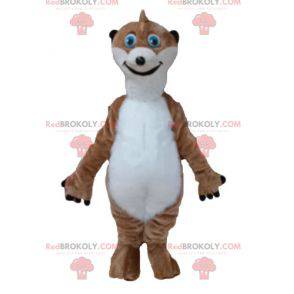Mascote lêmure marrom e branco timon - Redbrokoly.com