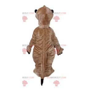Mascotte de lémurien marron et blanc de Timon - Redbrokoly.com
