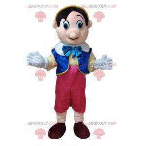 Mascotte Pinocchio famoso personaggio dei cartoni animati -