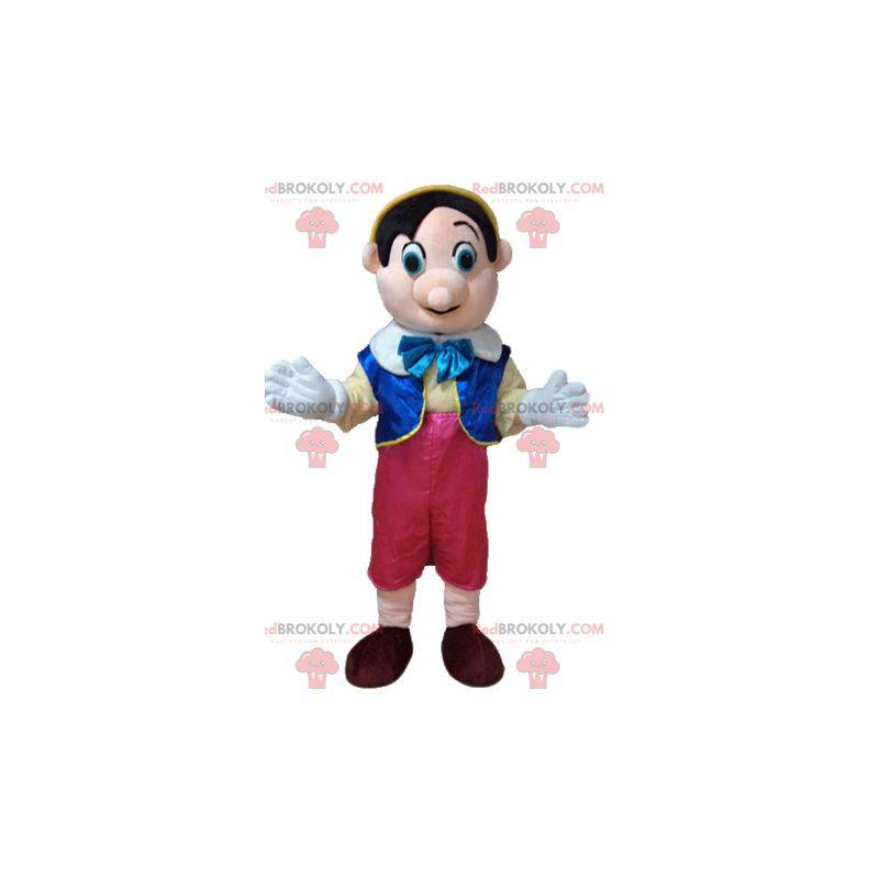 Maskottchen Pinocchio berühmte Zeichentrickfigur -