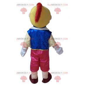 Mascot Pinocchio beroemde stripfiguur - Redbrokoly.com