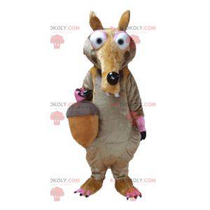 Mascotte de Scrat célèbre écureuil de l'Âge de glace -
