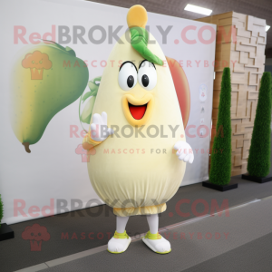 Cream Pear maskot kostume...