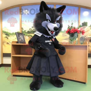 Black Wolf mascotte kostuum...