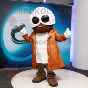 Rust golfboll maskot kostym...