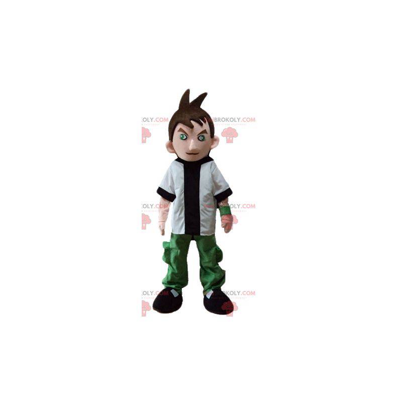 Cartoon young teen boy mascot - Redbrokoly.com