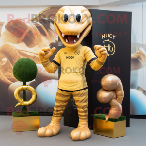 Gouden Hydra mascotte...