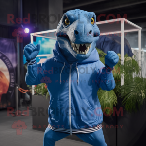Blue T Rex mascotte kostuum...