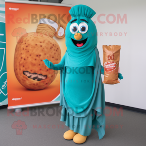 Teal Currywurst mascotte...