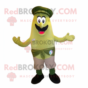 Olive Jambalaya Maskottchen...