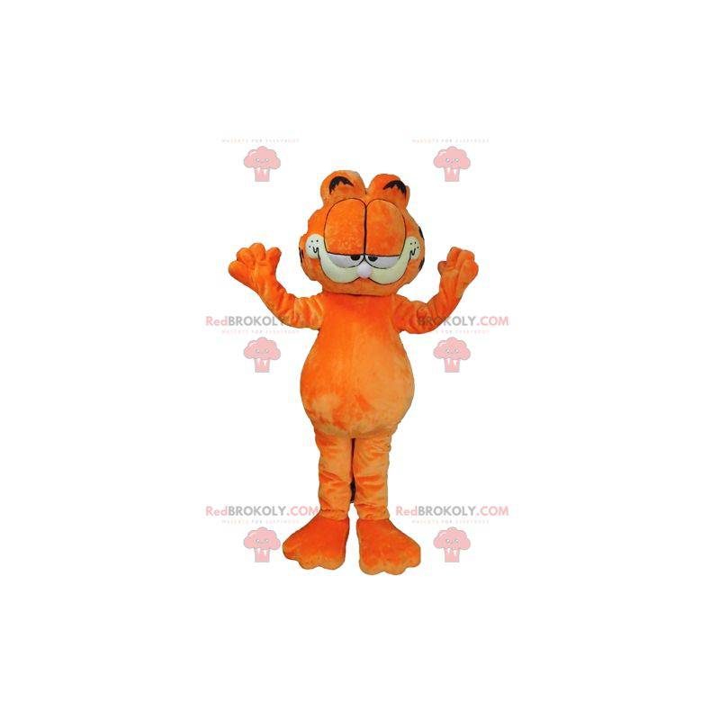 Mascot Garfield, o famoso gato laranja dos desenhos animados
