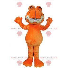 Mascotte de Garfield célèbre chat orange de dessin animé -