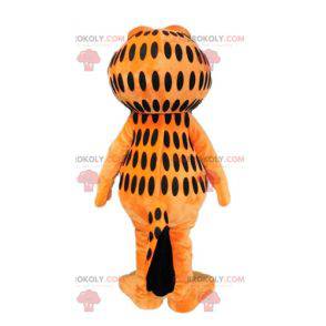 Mascote Garfield famoso desenho animado gato laranja -