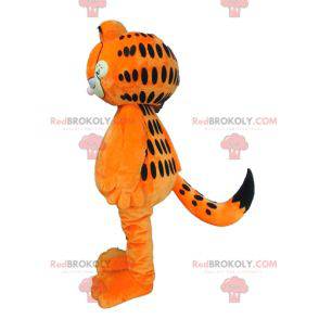 Mascotte de Garfield célèbre chat orange de dessin animé -