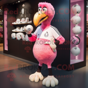 Pink Dodo Bird mascotte...