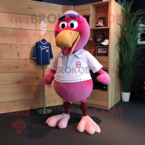 Pink Dodo Bird mascotte...