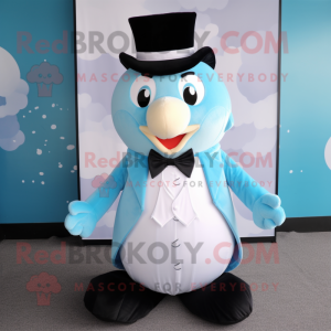 Sky Blue Ice Cream mascotte...