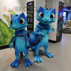 Blue Geckos mascotte...