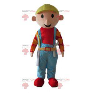 Smiling and jovial handyman worker mascot - Redbrokoly.com