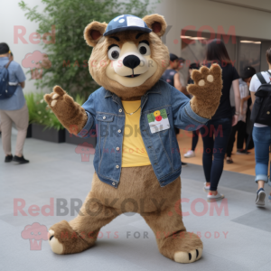 Personagem de mascote Urso...