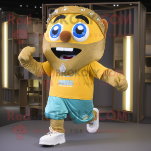 Gouden armband mascotte...