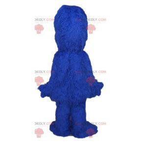 Mascote de Grover famoso monstro azul da Rua Sésamo -