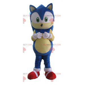 Sonic den berömda blå igelkottmaskoten från videospel -