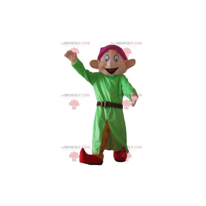 Mascot Dopey famous dwarf Snow White - Redbrokoly.com