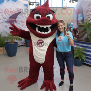 Maroon Barracuda maskot...