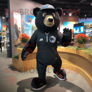 Black Bear maskot kostume...