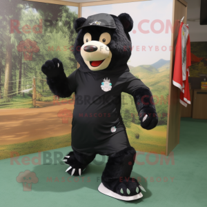 Black Bear maskot kostume...