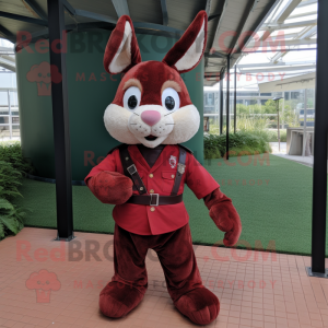 Maroon Rabbit mascotte...