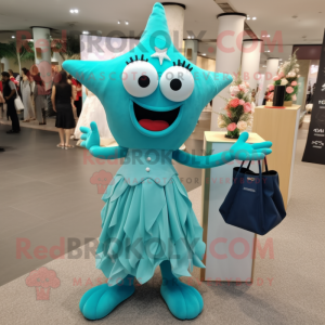 Teal Starfish mascotte...