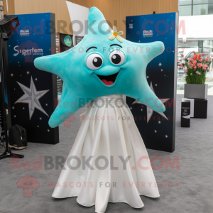 Teal Starfish maskot...